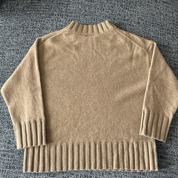Zara Tan Ribbed Sweater - Picture 3 of 3